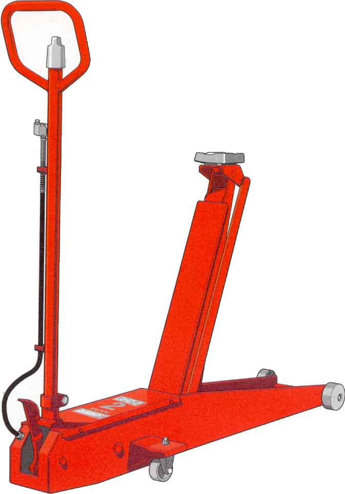 The 2 Ton High Lifting Air / Hydraulic Floor Jack, GHP2-2